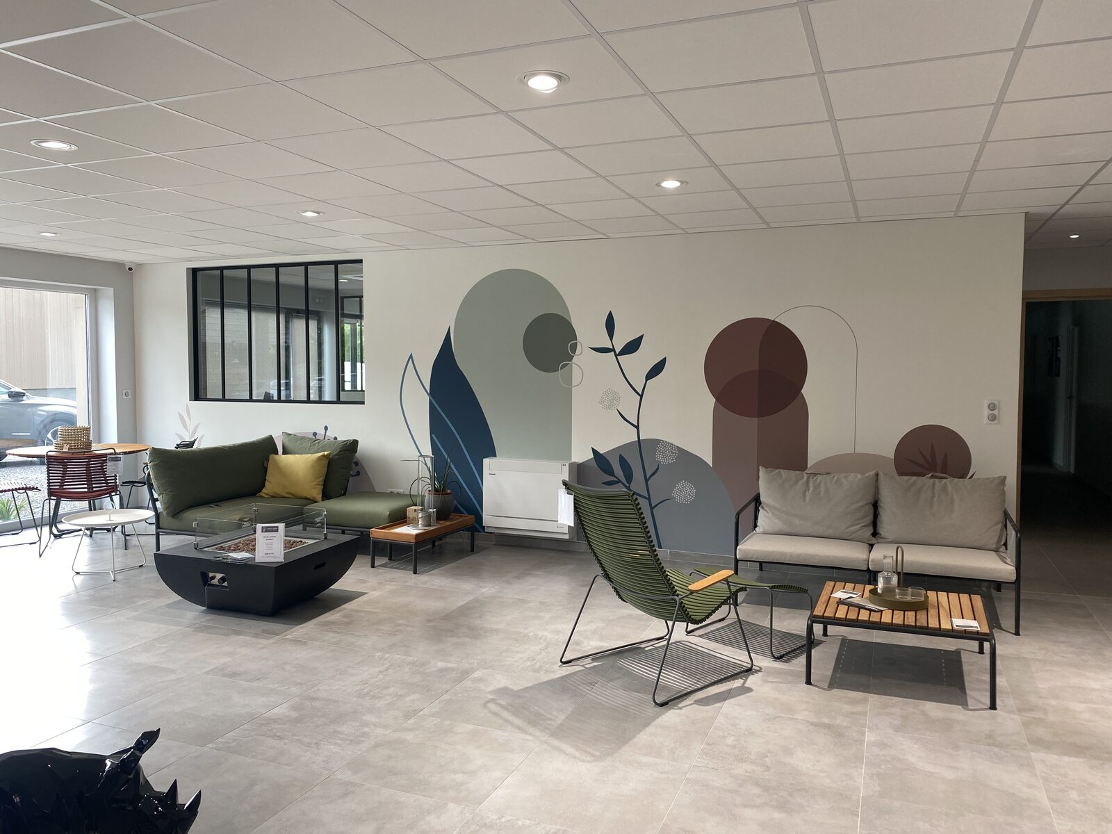 Showroom de Ledoux Jardin réaménagé par Studio Georgette